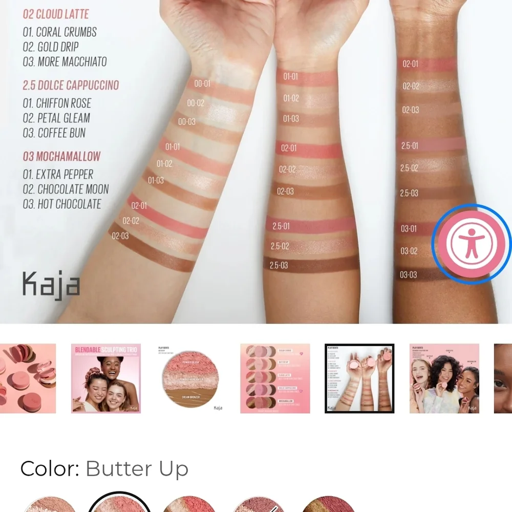 Beauty‎ Bento Bouncy Shimmer Eyeshadow Trio - Butter Up